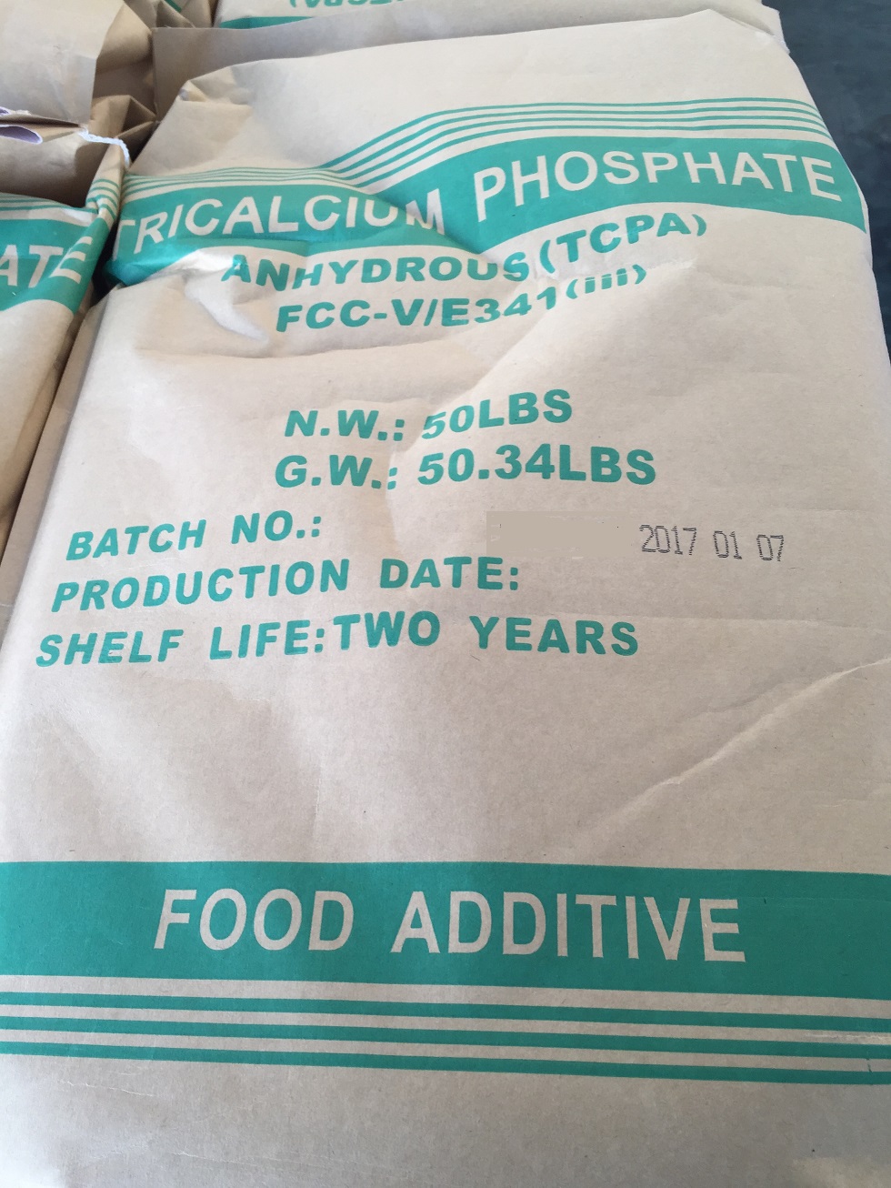 TriCalcium  Phosphate Food Grade